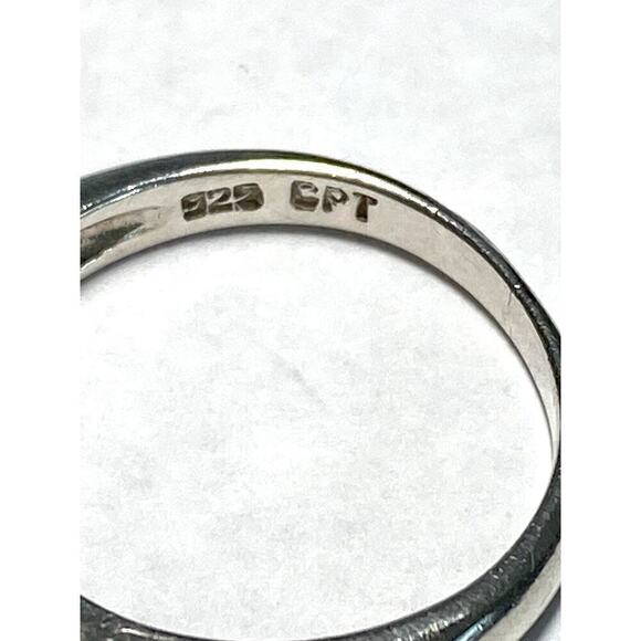 925 CPT TH Ring Tiger’s Eye Sterling Silver Size 8.75 Women 4.48g - Picture 13 of 16